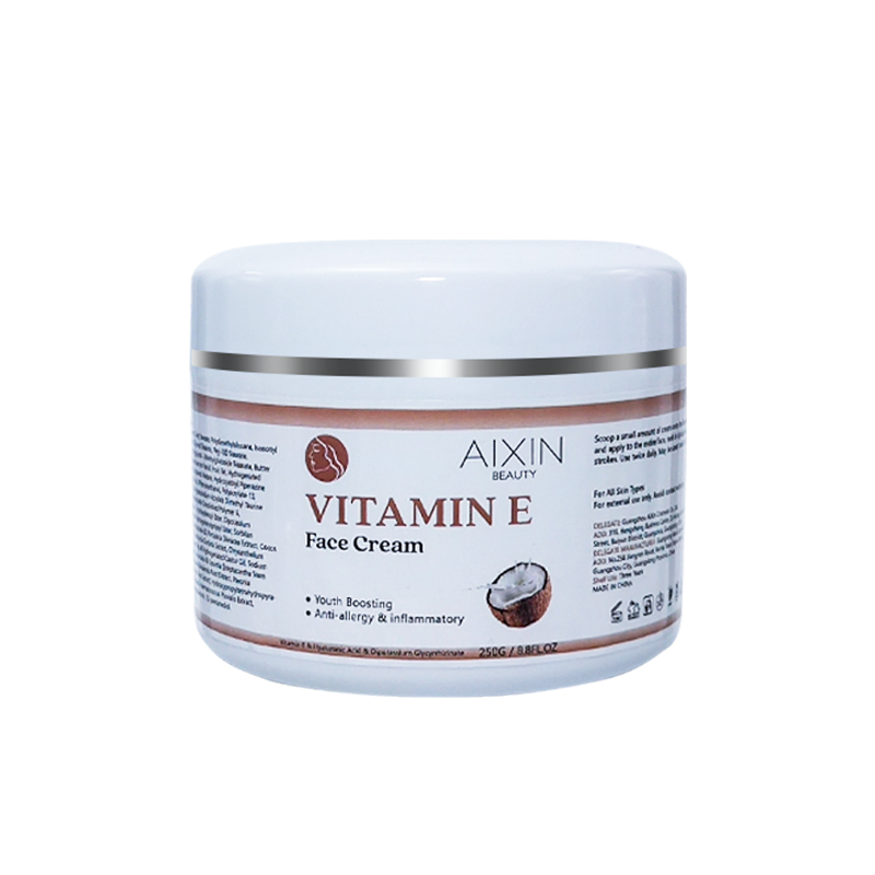 Beauty Cosmetics Skin Care Anti-Allergy & Inflammatory Coconut Vitamin E Face Cream