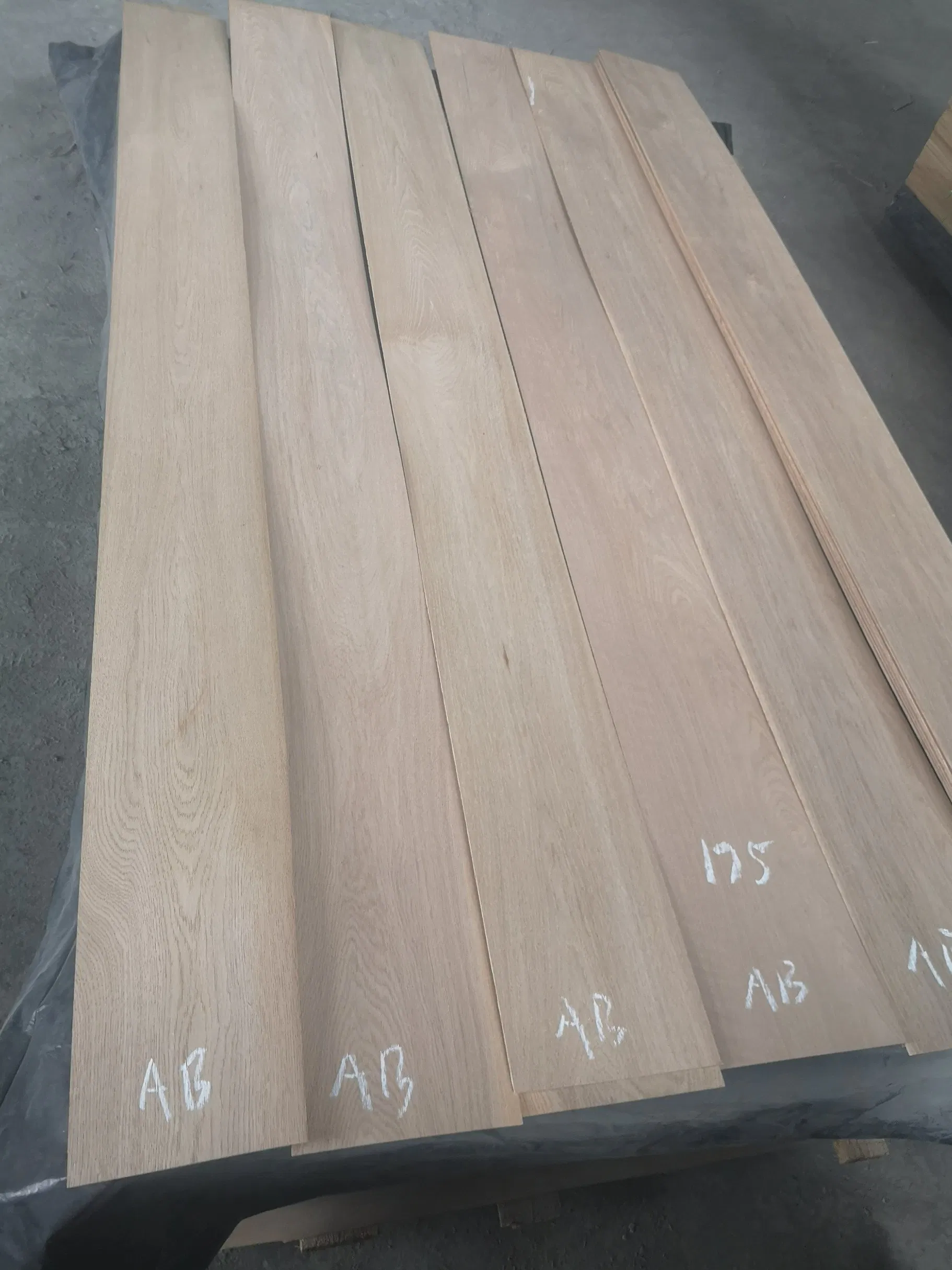 6.0mm Teak Oak Walnut Toplayer Flooring Lamella / Veneer for Engineered Floor