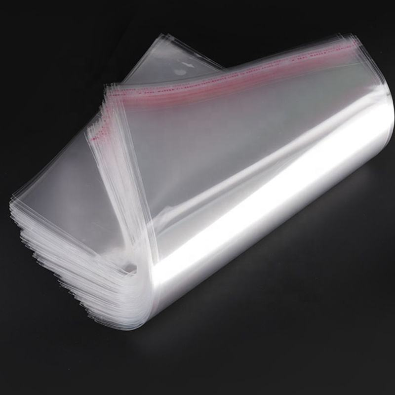 Custom or Clear Plastic Packaging Bag Gift Candy Bag with Ribbon for Party