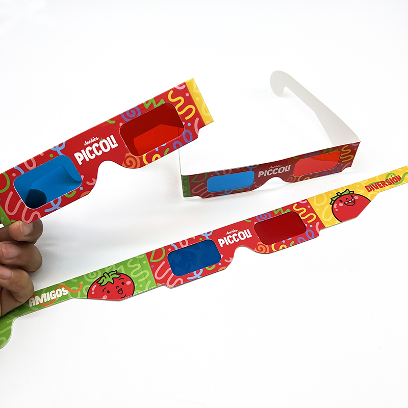 Cheap Price Anaglyph 3D Glasses Custom Design Paper 3D Glasses for Cinema and Promotional Gifts