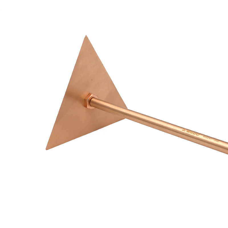 WEDO 18.5"Scraper Non-Sparking Beryllium Copper Triangular Scraper Wooden Handle