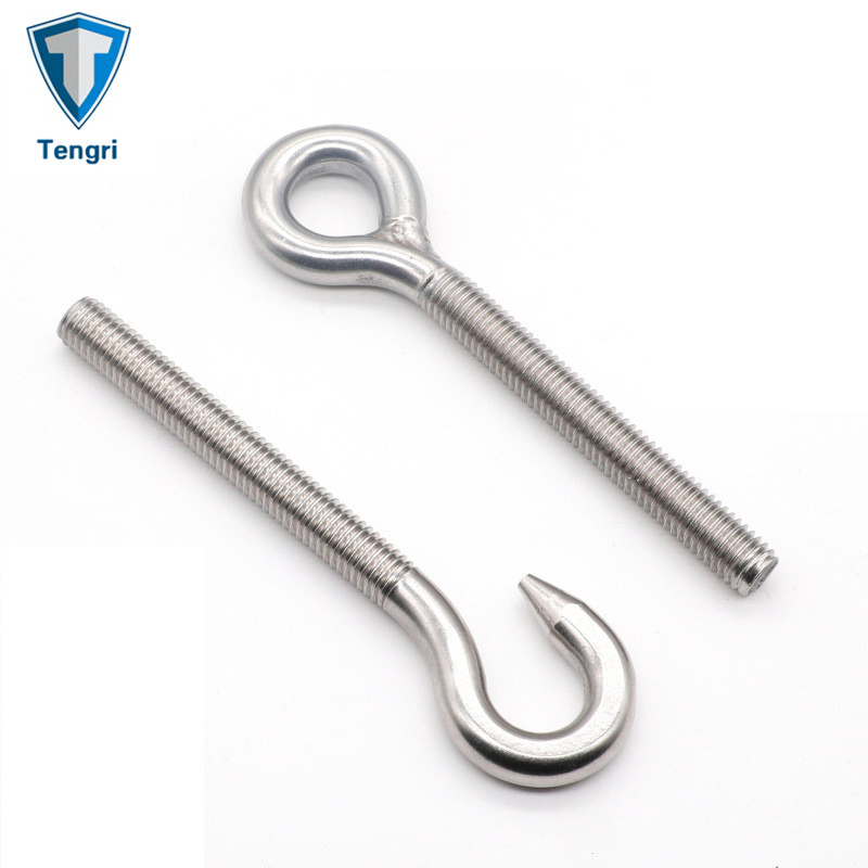Hot Sale Fastener Stainless Steel Expansion Hook Eye Bolts Customized J Bolt
