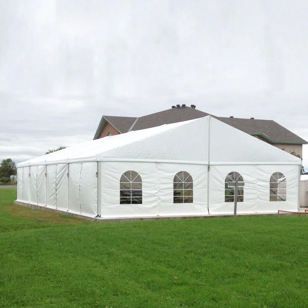 Marquee Aluminum Wedding Party Tent Clear PVC Roof Waterproof Frame Exhibition Tent