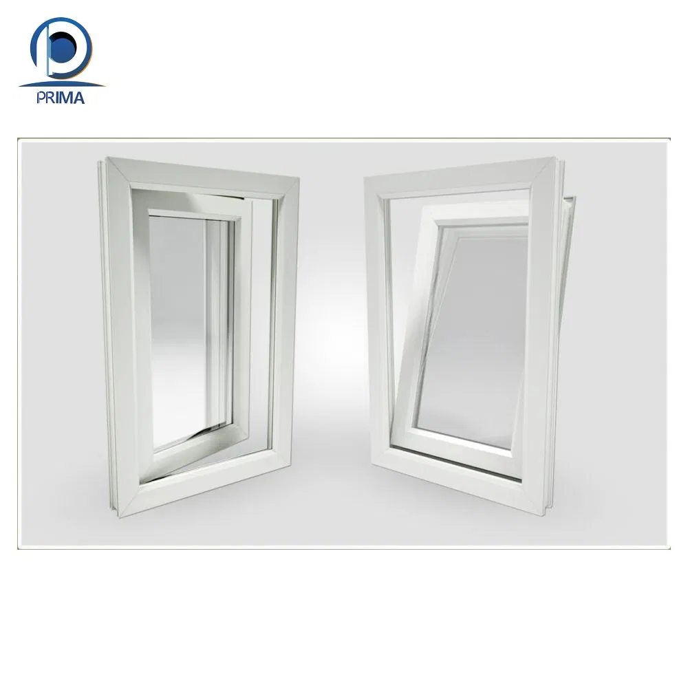 New Design Popular UPVC Double Glaze Aluminium Double Glazed Windows Tilt and Turn Window