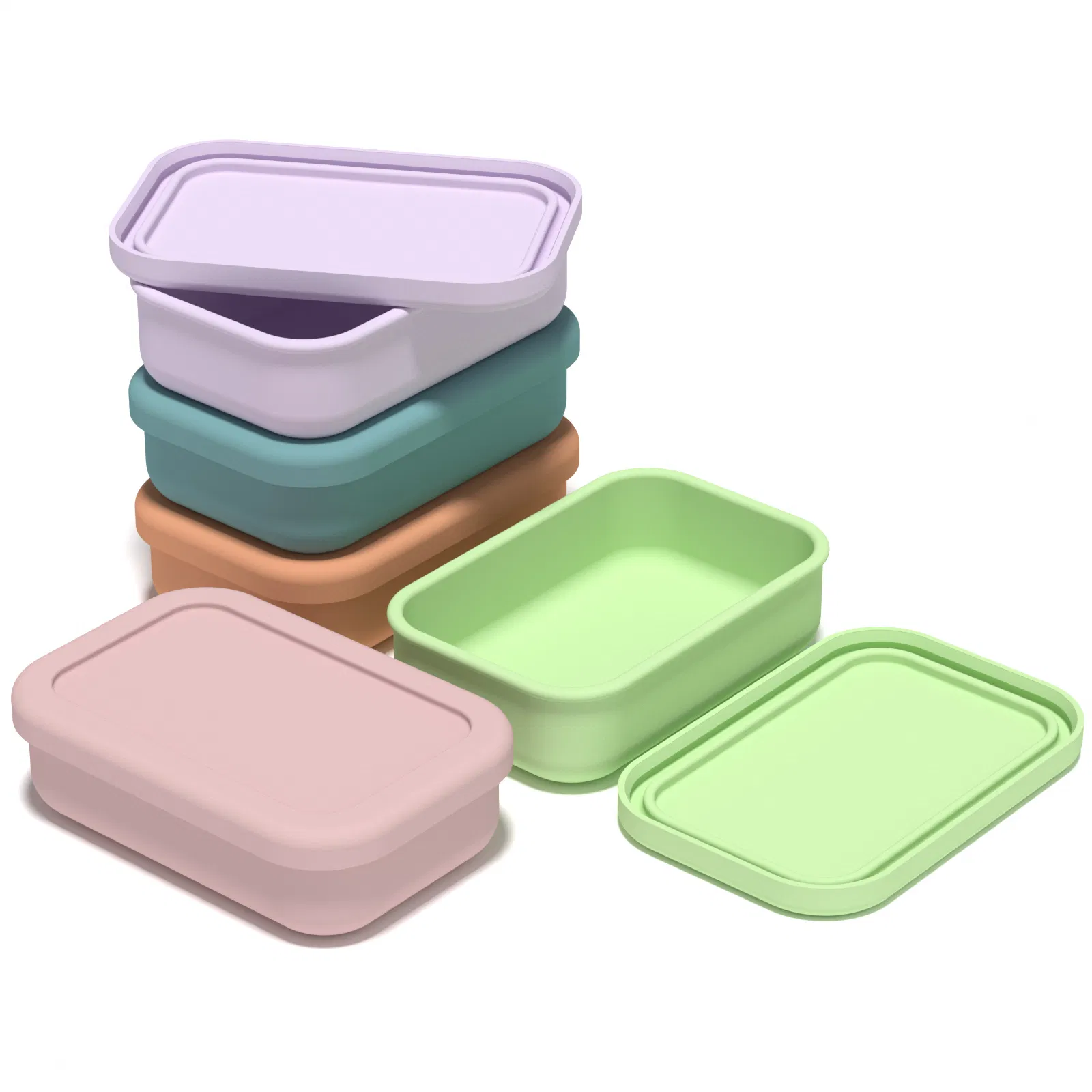 Eco-Friendly Silicone Food Storage Container for Fresh Meals