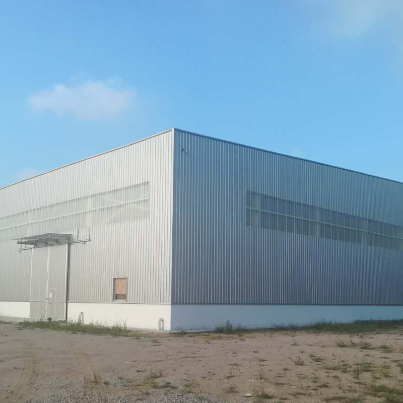 Design Prefabricated Workshop Prefab Structural Sandwich Panel Warehouse Hall Hanger Building Steel Structure Warehouse