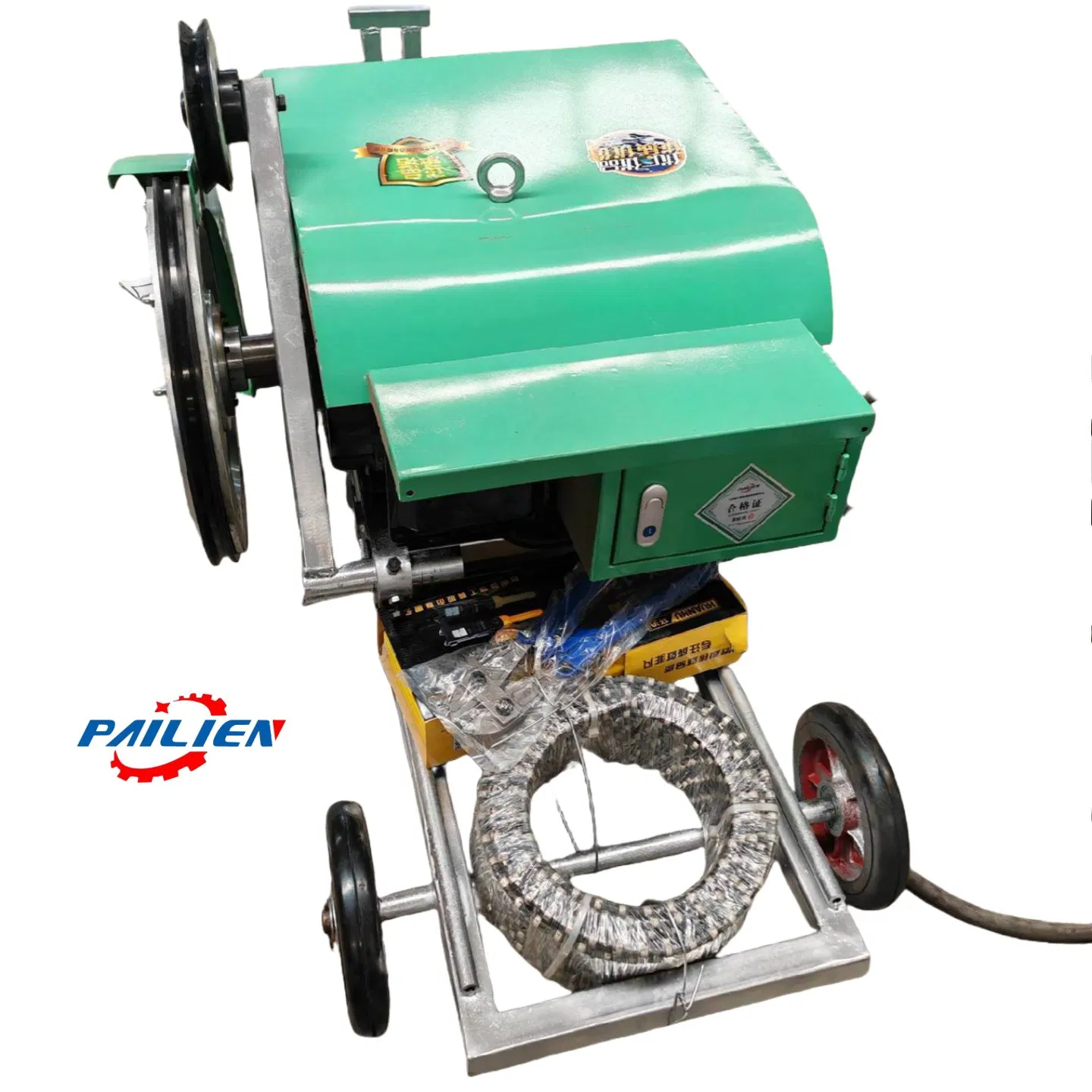 Electric Diamond Wire Saw Machine for Concrete Demolition, Quarry, Iron Blocks