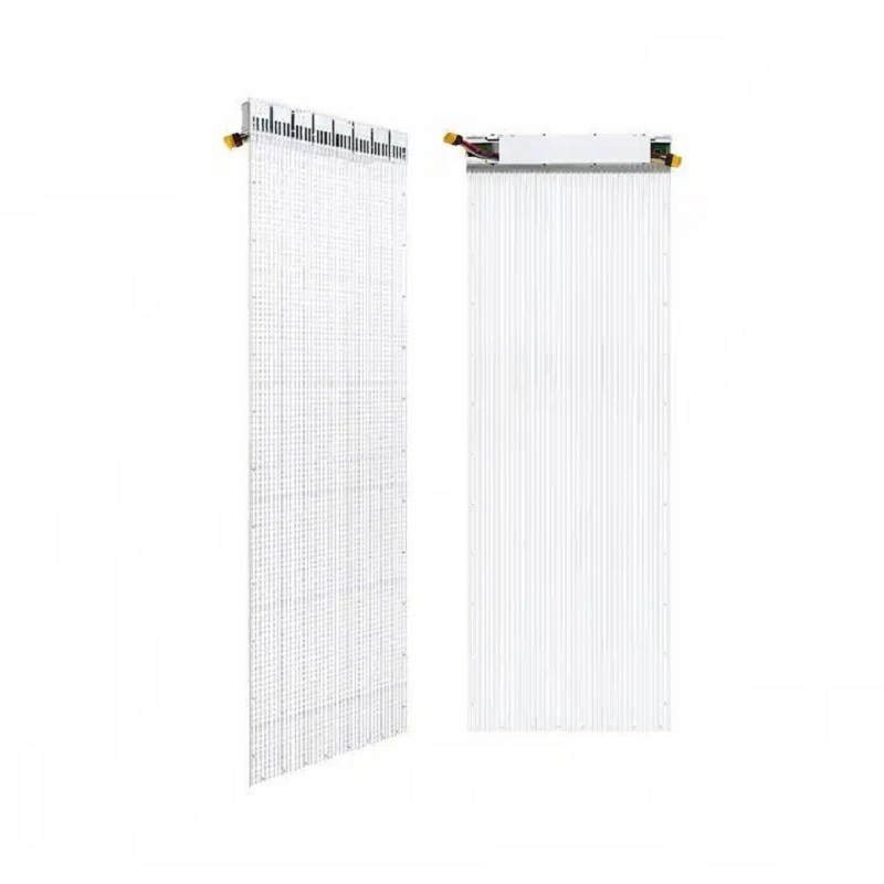 HD Sticky Flexible Transparent Film LED Display for Store Front Window Advertising