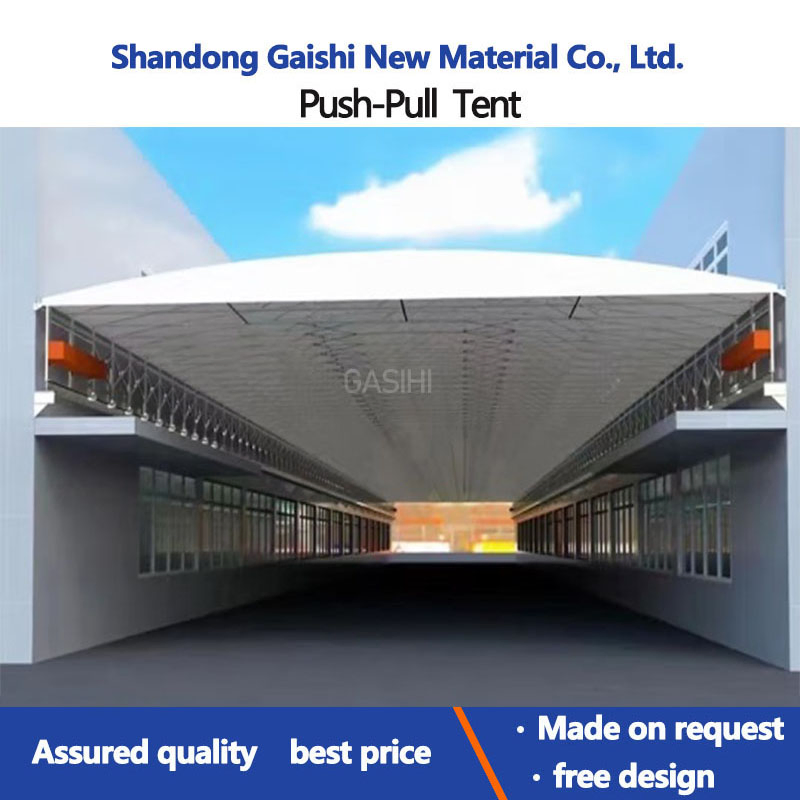 Factory Price PVC Wind Resistant Waterproof for Push-Pull Shelter Shed Tent