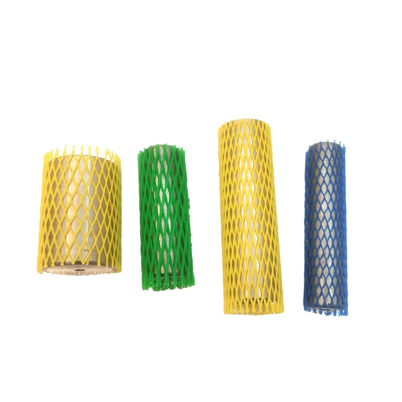 Customized Color High Flexible Protective Plastic Mesh Sleeves for Workpiece Precision Metal Parts