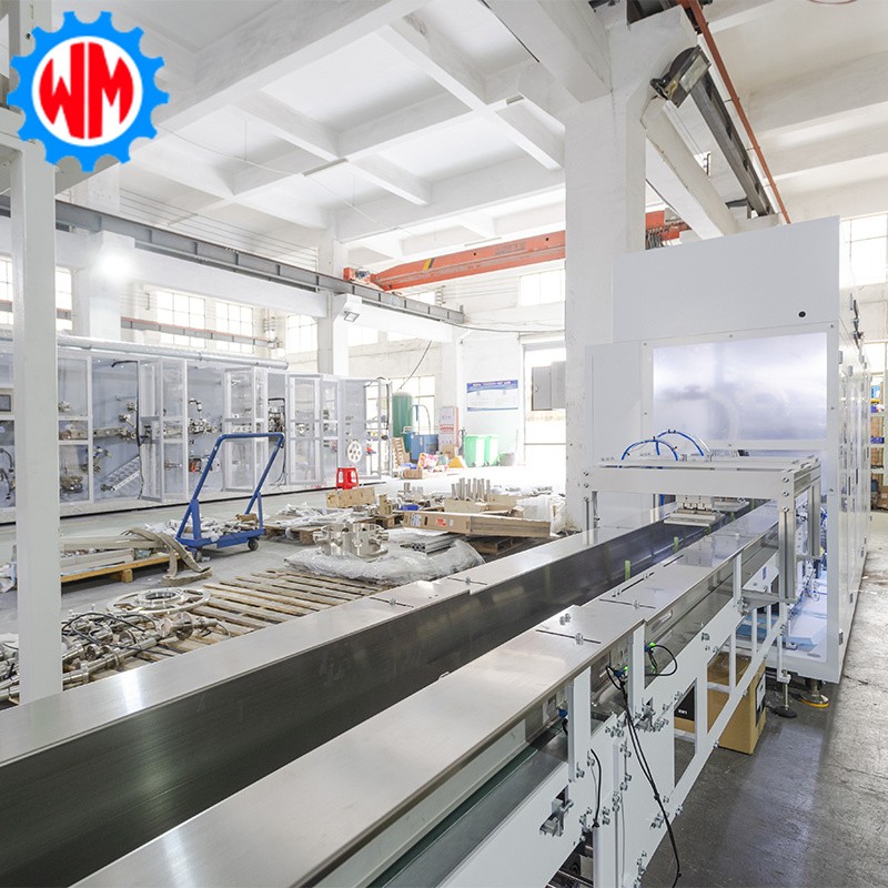 Full Servo Automatic Underpad Making Machine Pet Pad Production Line Customized