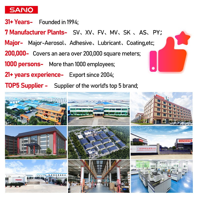 Sanvo High-Temperature Fire Retardant Sealant Silicone Glue Adhesive