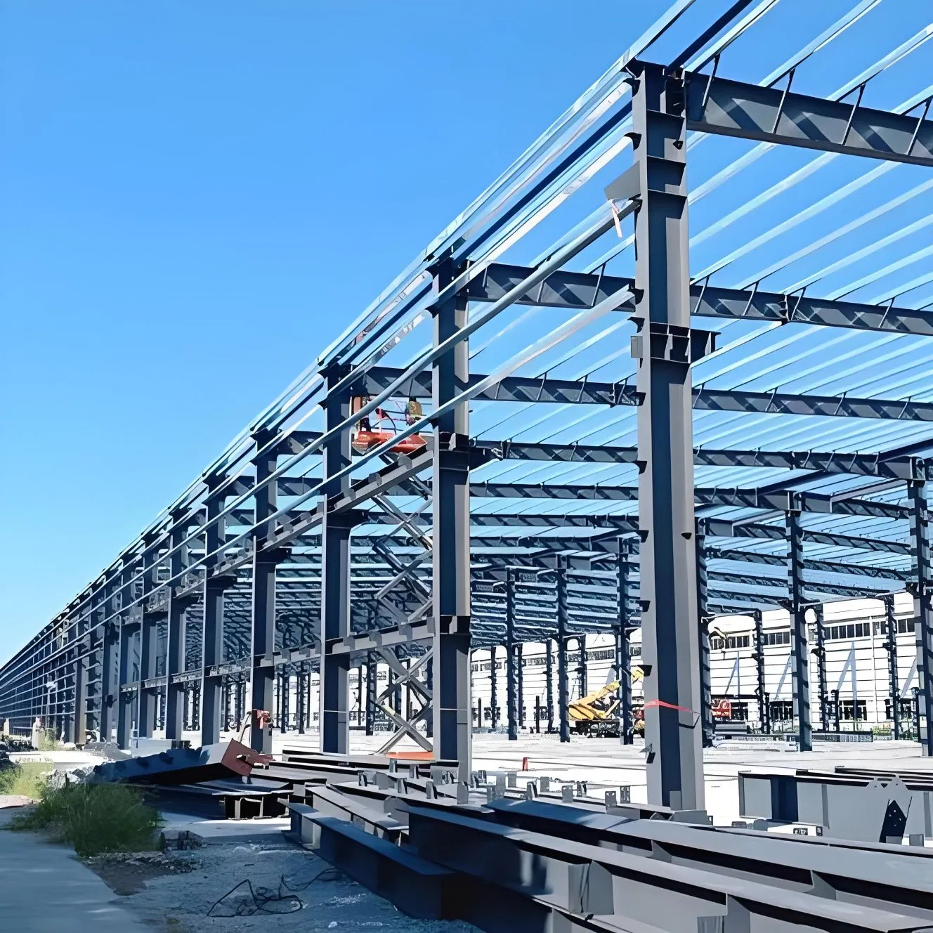High Precision New Products Direct Sales Heavy Steel Structure Frame for Industrial Building Durable for 50 Years