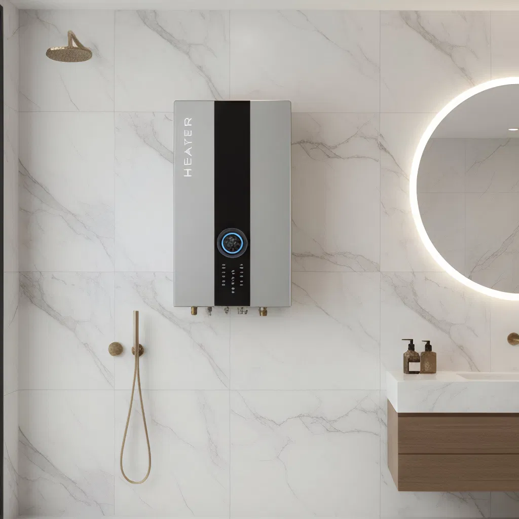 Electric Wall-Mounted Boiler in Silver with Dual Water Pumps and OEM Support