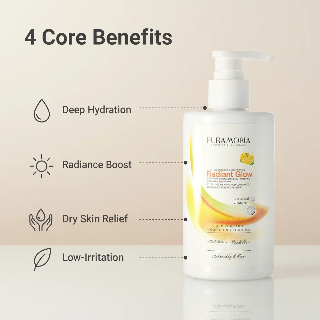 Professional Skincare Vitamin E Moisturizing Body Lotion for Brightening