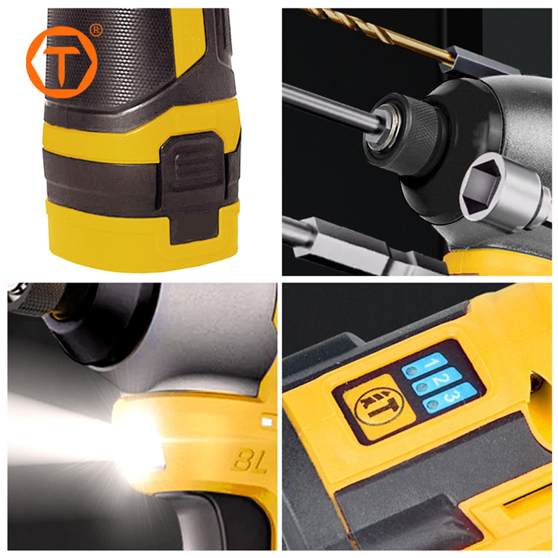 Беспроводной бесщеточный гайковерт-шуруповерт 16.8В