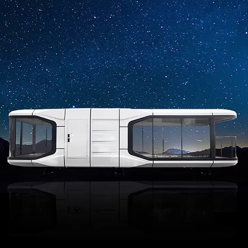 Custom Modern Steel Structure Mobile Family Home – Prefab Micro Capsule House for Residential Use