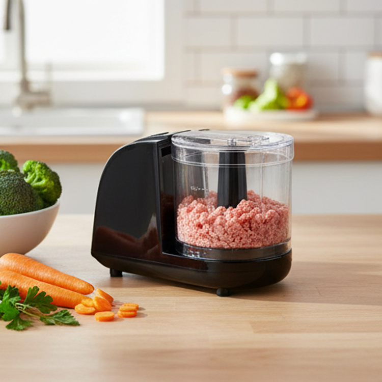 Compact 350ml Meat Mincer and Mini Chopper for Quick Meal Prep