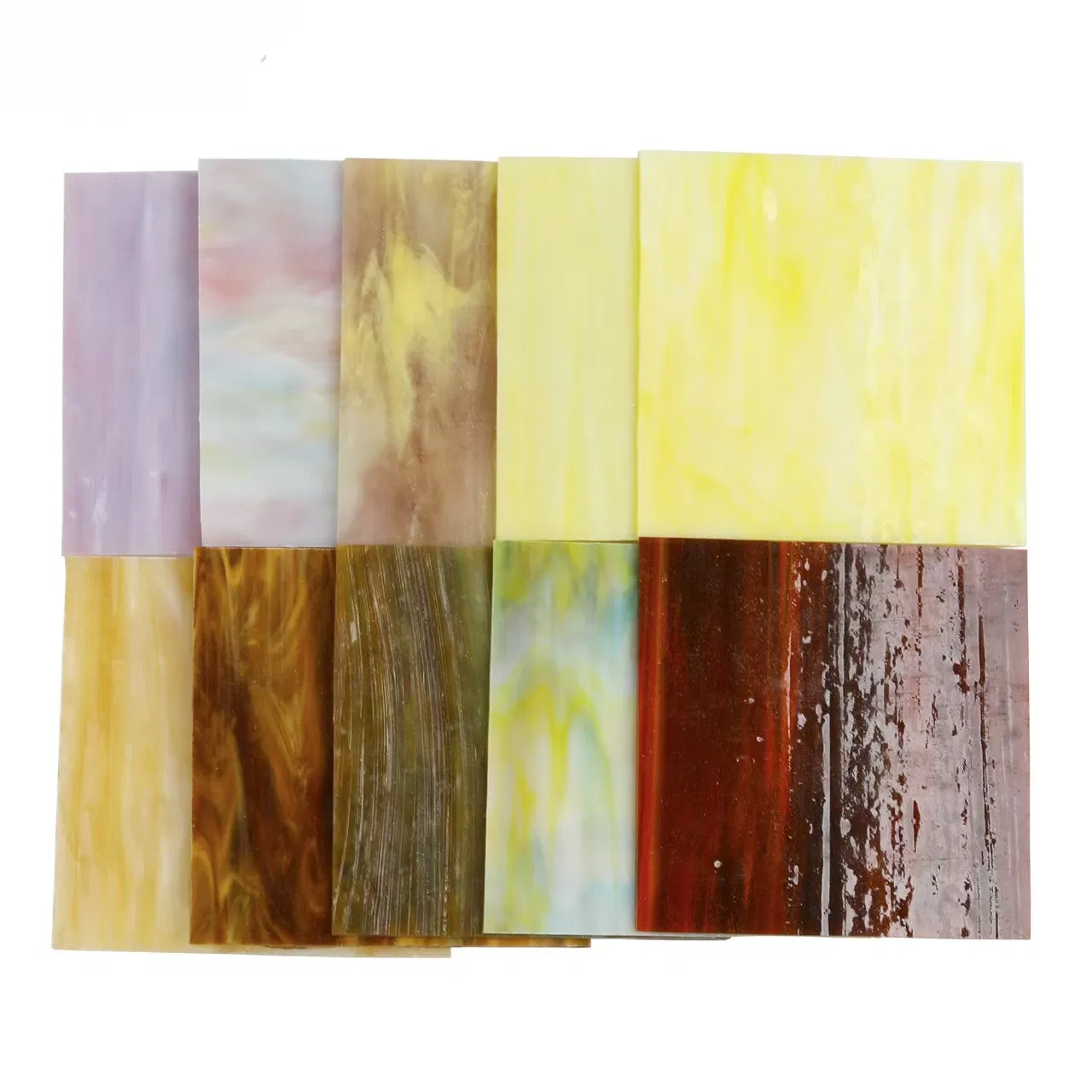3mm 5mm Tiffany Mosaic Stained Glass Sheet for Decoration