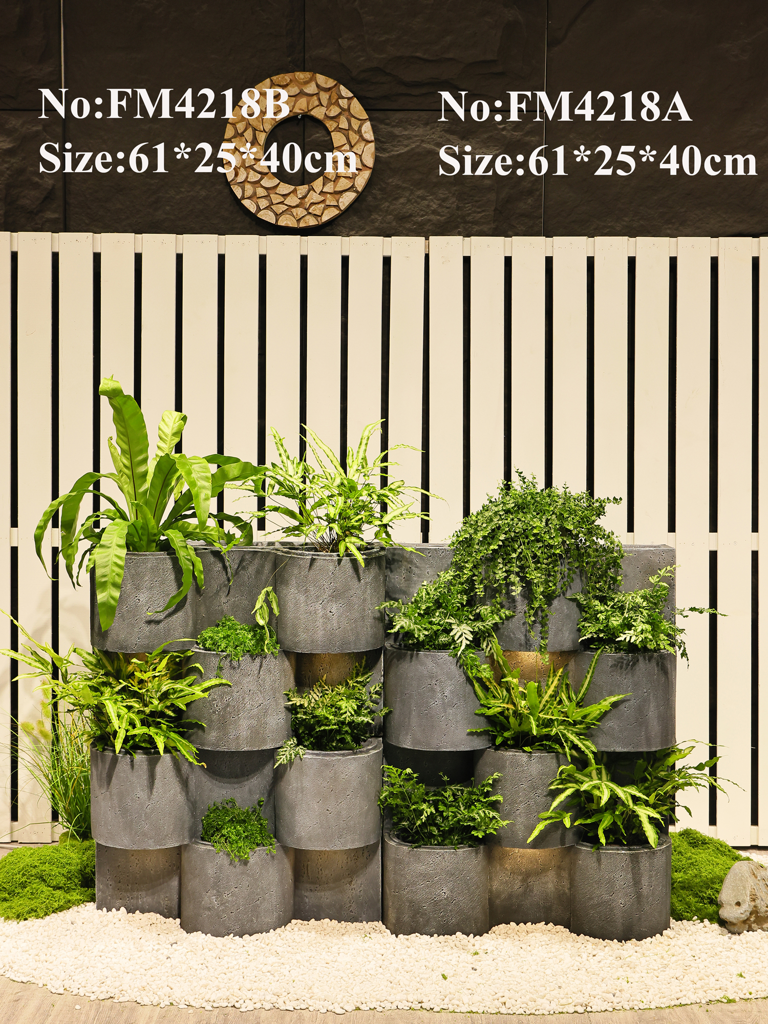 Горшок цветочный MGO для дома сада