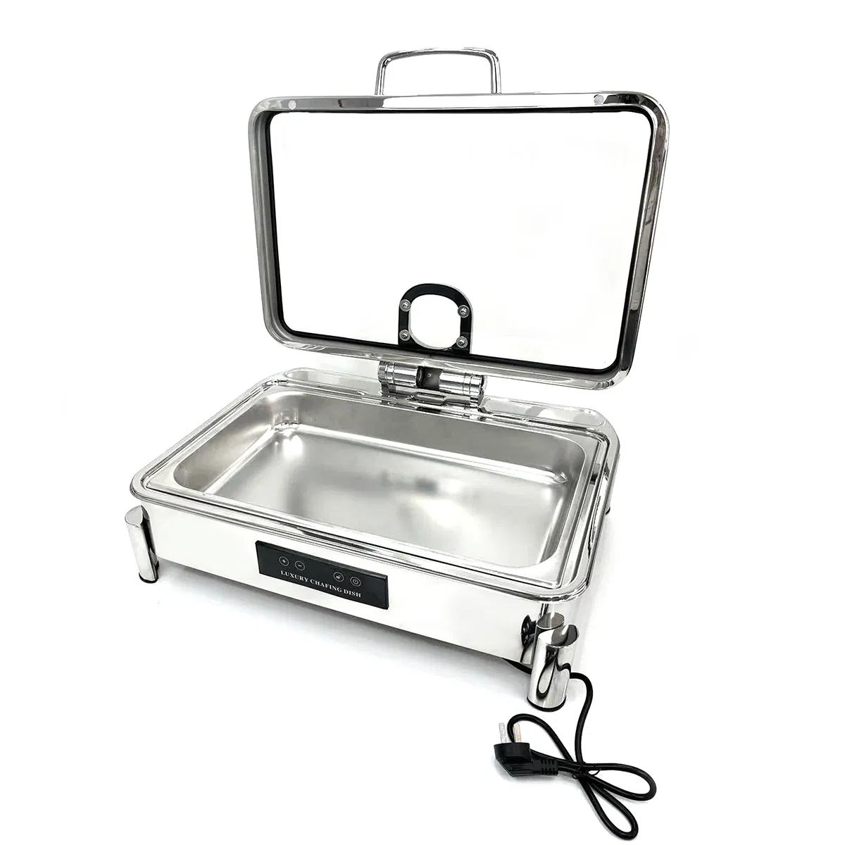 Gold Supplier Buffet Catering Equipment 6L Chafers Electric Chafing Dish for Hotel