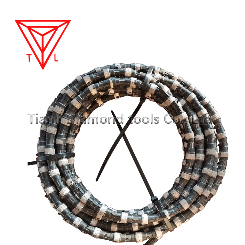 Diamond Serrated Wire Rope Saw for Moorstone