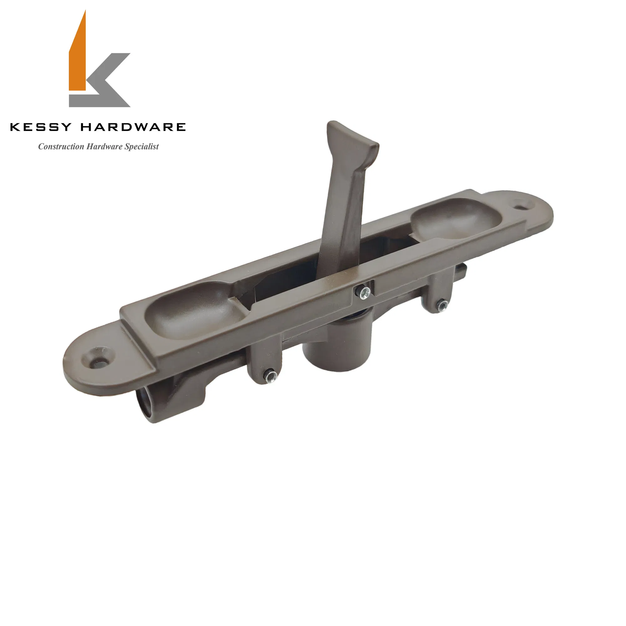 Single Flush Bolt Heavy Duty Zinc Alloy Material with 250mm Threaded Rod and Accessories