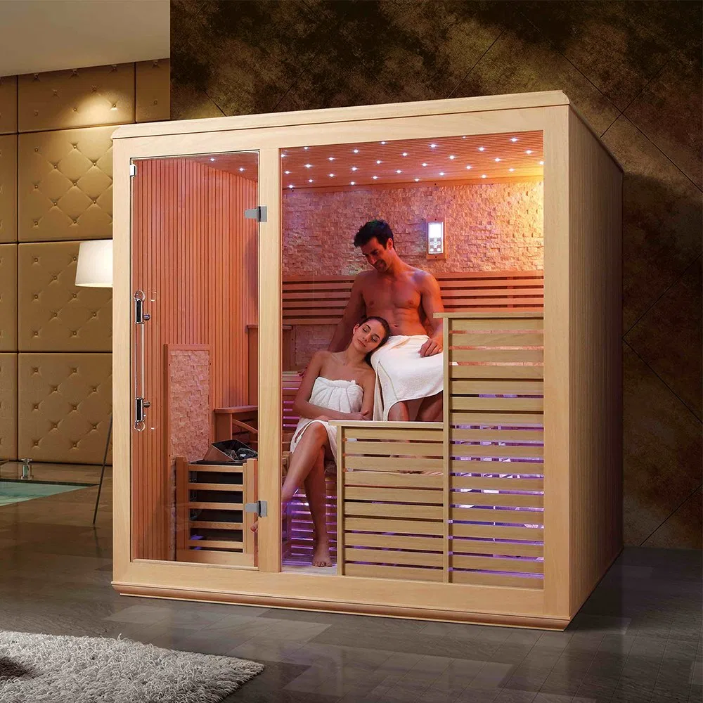 Роскошная сухая сауна на 2 персоны в русском стиле