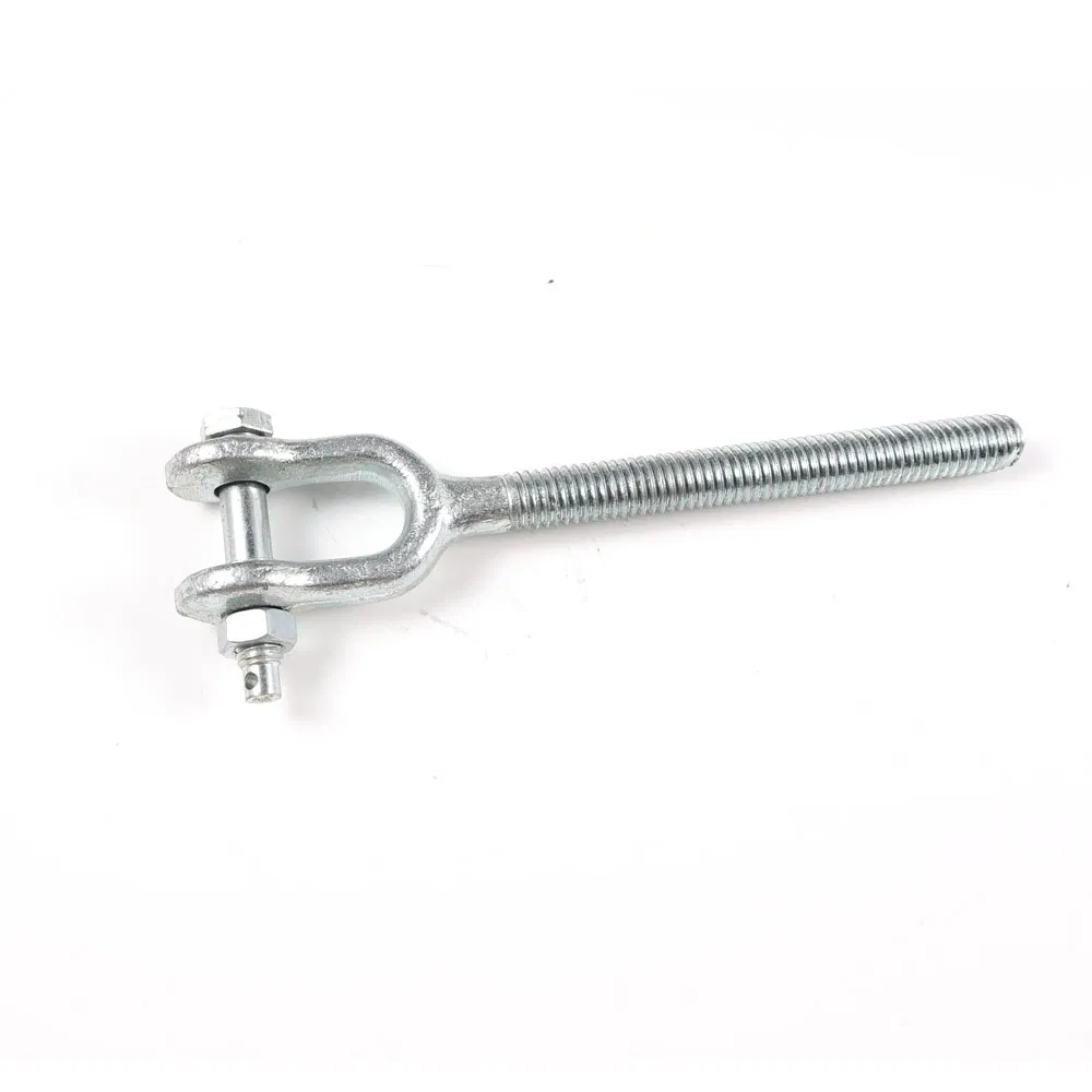 Wxsny Marine Grade 316 Stainless Steel Turnbuckle Jaw Fitting Forged Threaded Rod Clevis End for Wire Rope Cable
