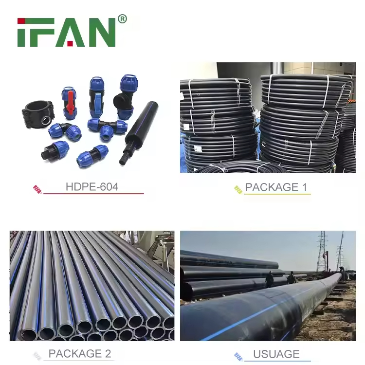 Фитинги HDPE Ifan для водоснабжения, 20-110 мм