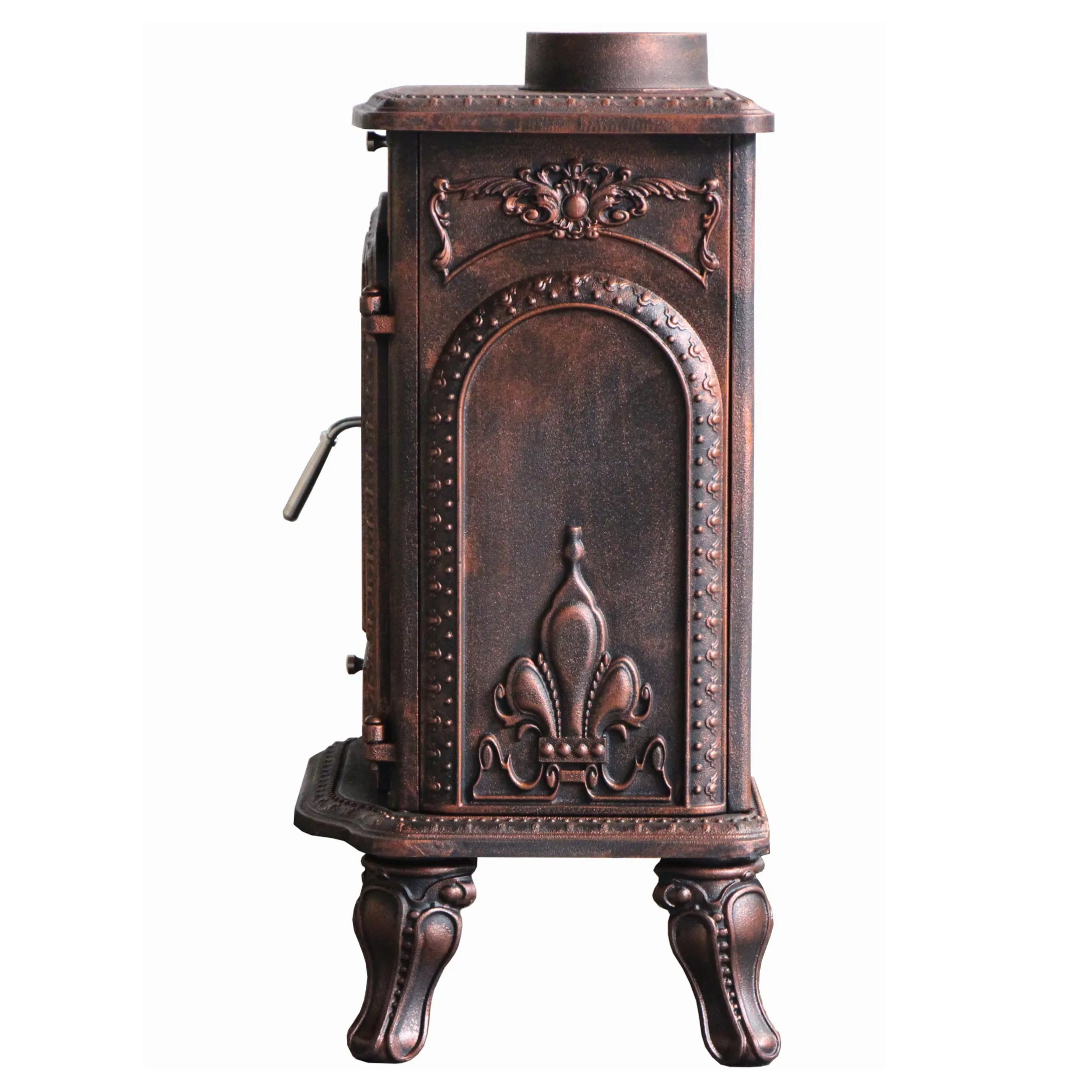 Чугунный камин S204M Antique Bronze, Defra Approved