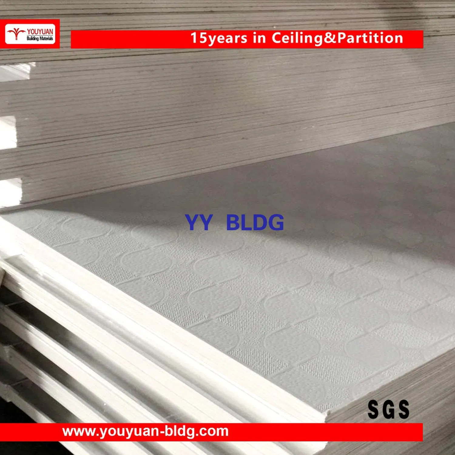 Gypsum Building Plaster Decorative Plaster for Ceiling (7mm thickness)