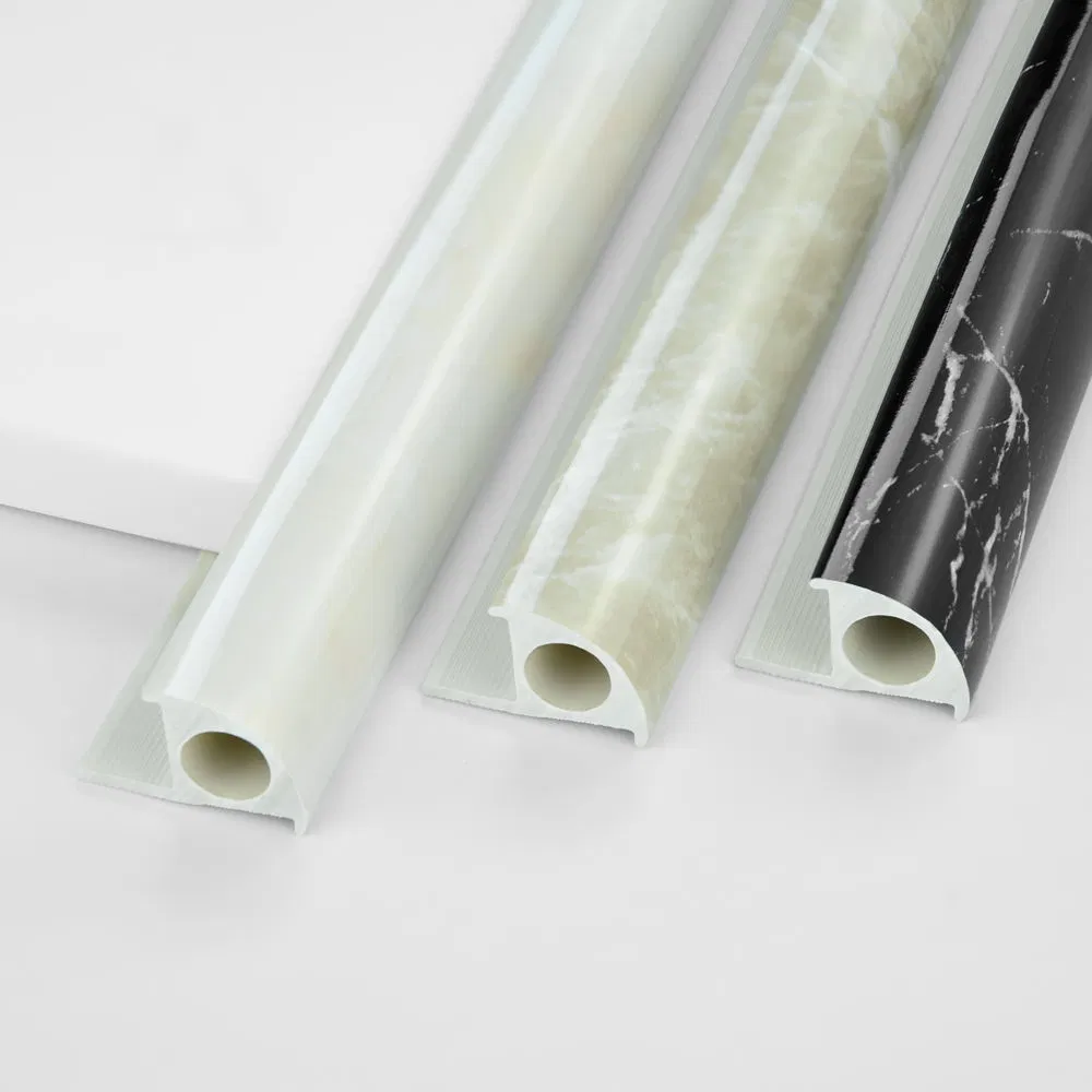 PVC Tile Trim Corner Round Trim for Marble Edge Decoration Decorative Corner Bathroom Tile Trim