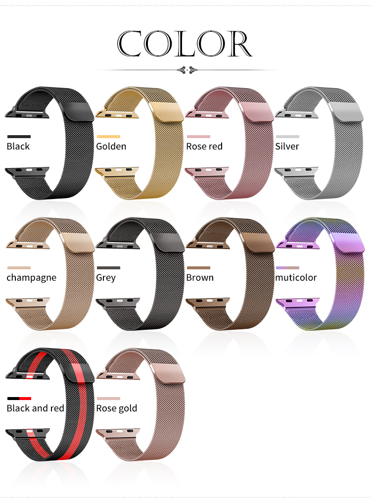 Premium Quality Magnetic Milanese Loop Metal Watch Strap/Band for Apple Watch
