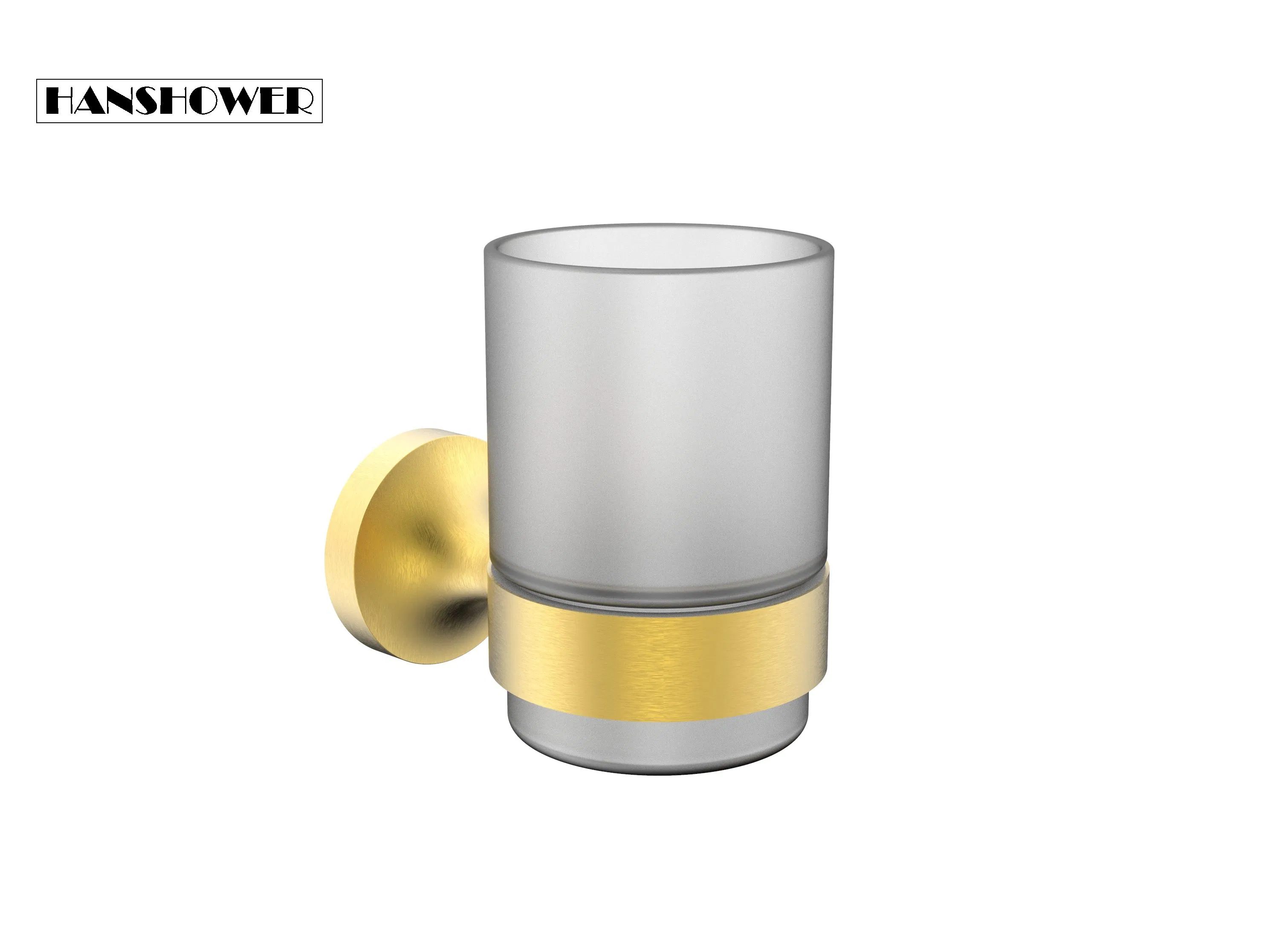 Bathroom Accessories Brushed Gold Toothbrush Holder