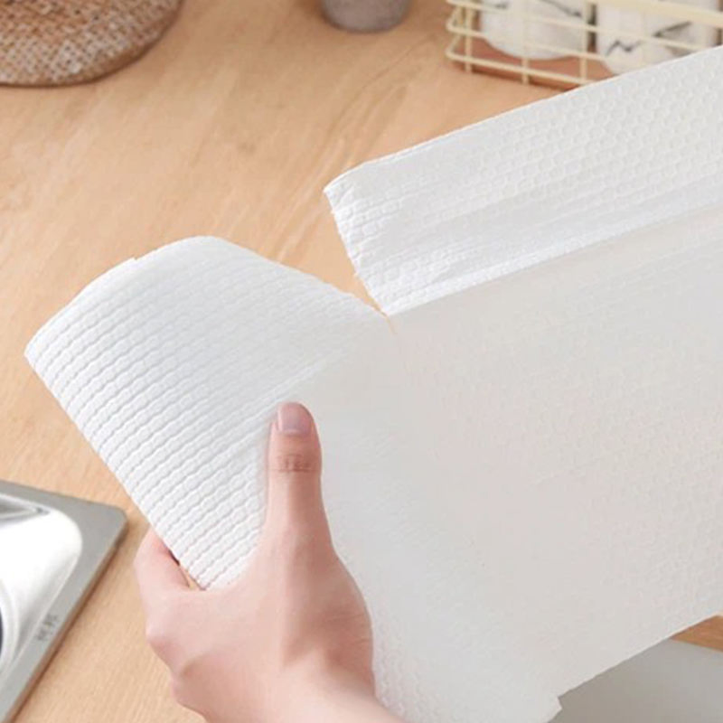 Custom Hot Sale Oil Absorbent White Cleaning Reusable Free Sample Kitchen Paper