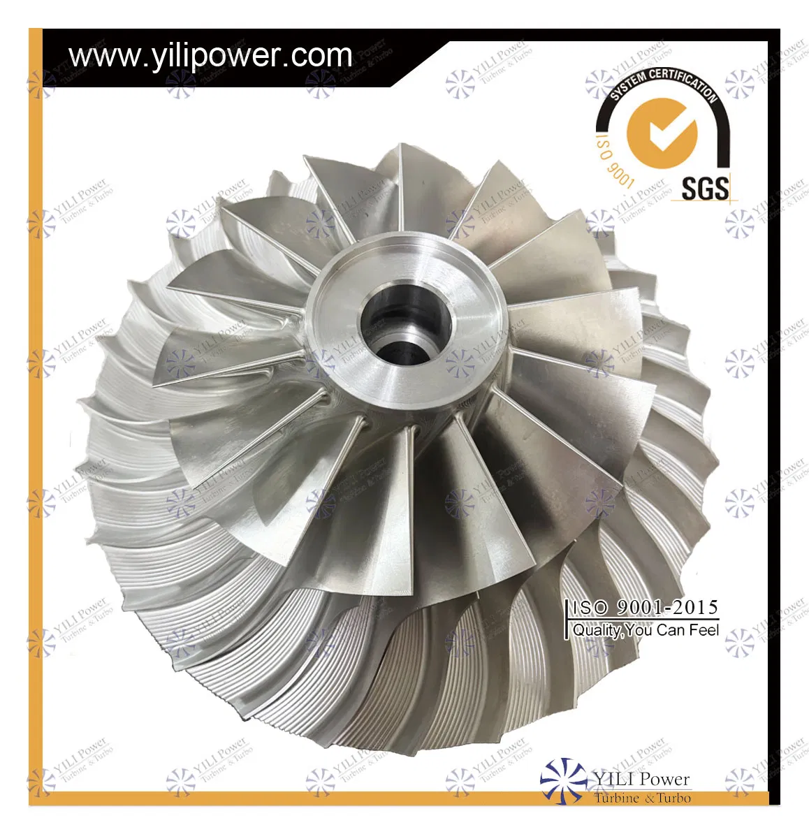 Колесо компрессора для турбокомпрессора дизельного двигателя