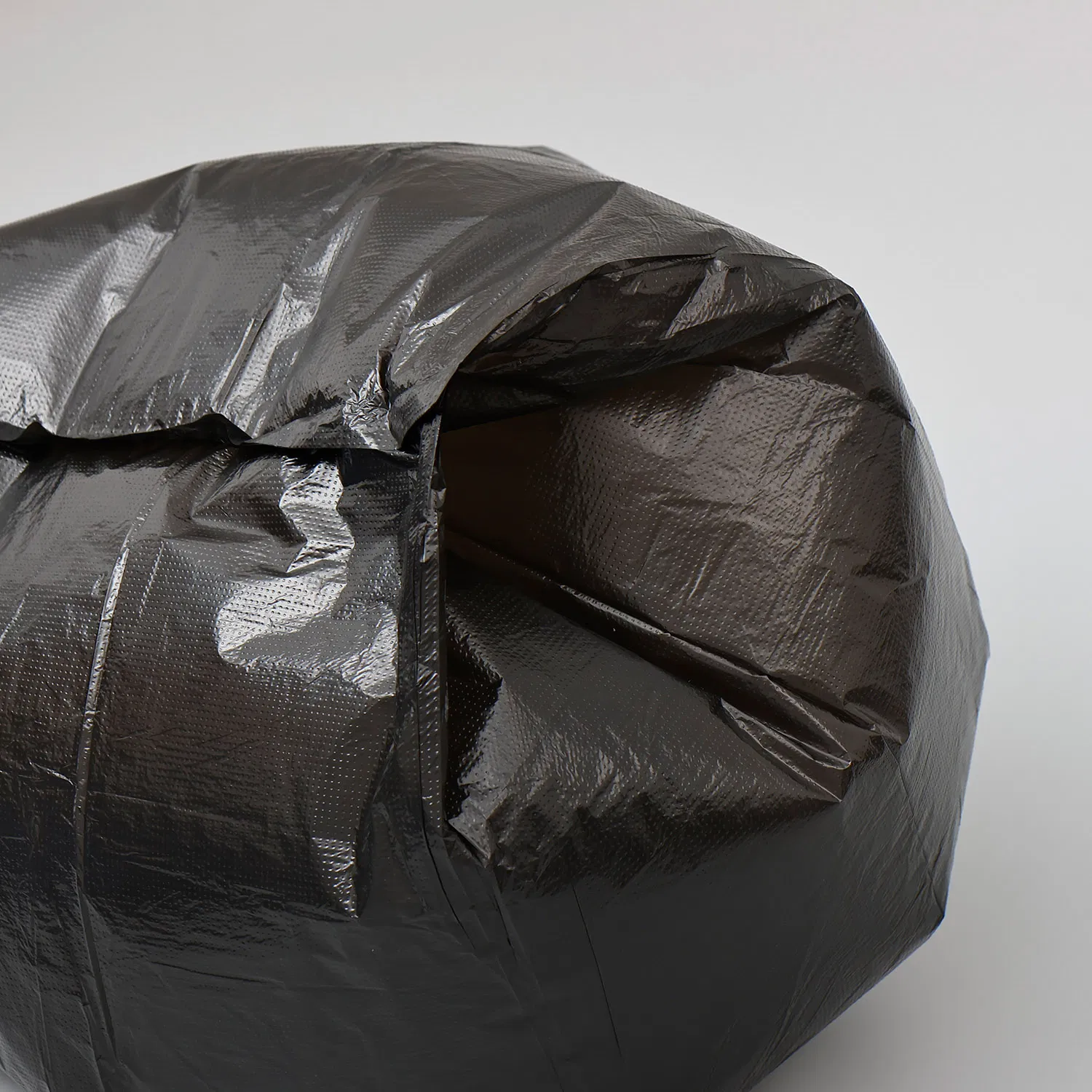 Heavy-Duty Strong Handles Disposable Waste T-Shirt Product Black Garbage Bags