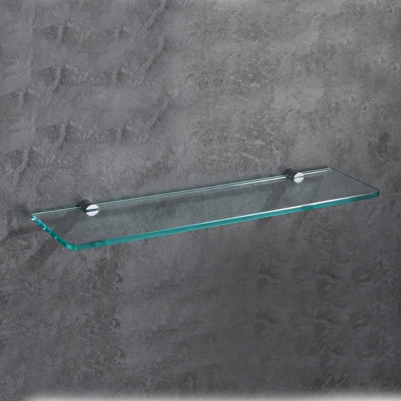 Настенная полка для ванной хром 6303