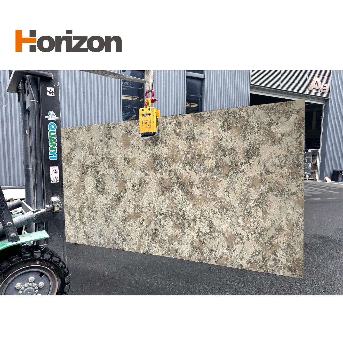 Artificial Quartz Jade Stone Slabs Carrara for Benchtops