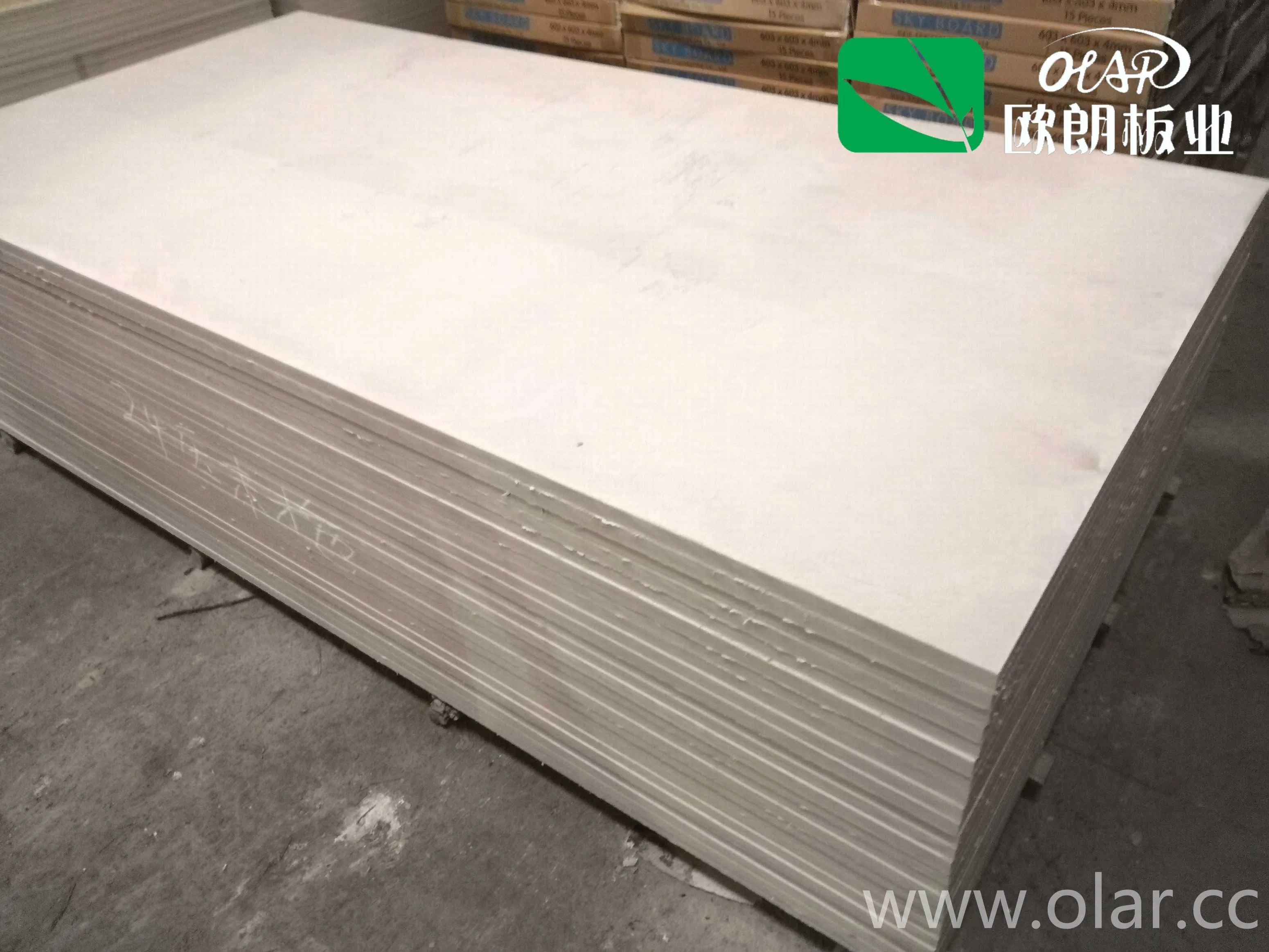 Fiber Cement Board Asbestos Free Calcium Silicate Partition Panels (Low Density)