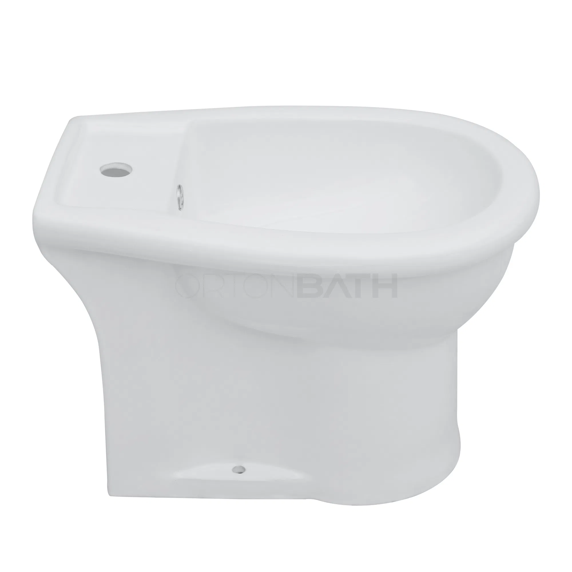 Ortonbath Floor Mounted Monobloc One Tap Hole Toilette Bidet Hospital Elder Lady Care One Piece Ceramic Wc Toilet Bidet Special Care Lady Bidet
