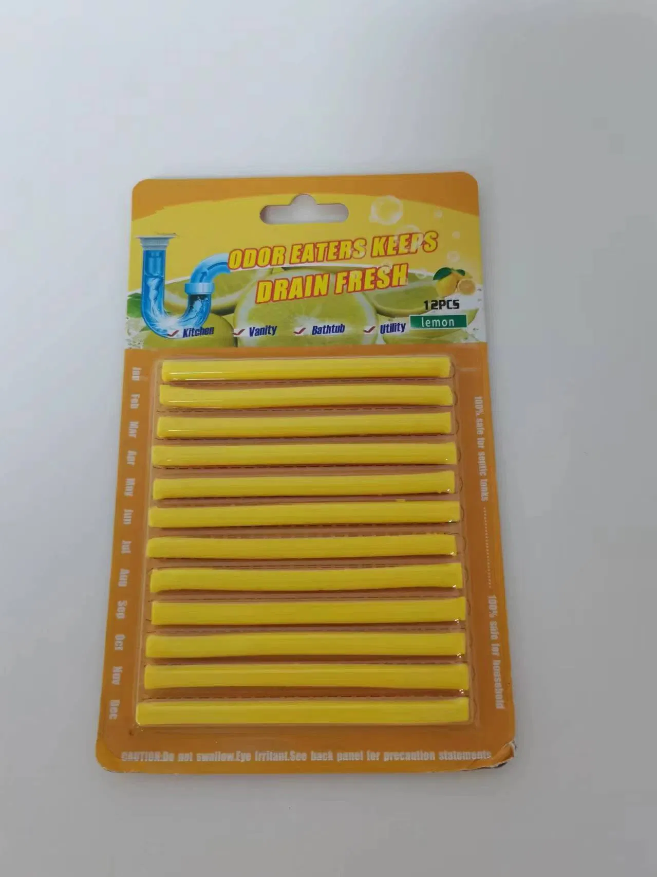 12PCS Odor Free Sink Cleaner Sticks Drains Pipes Cleaner Drain Cleaner Stick