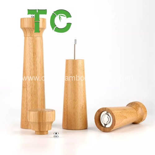 Бамбуковая мельница для перца с регулировкой помола