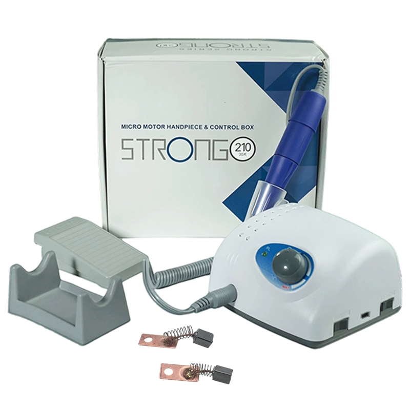 Original Korea Strong 210 Dental Lab Micromotor Nail Drill Machine for Polishing