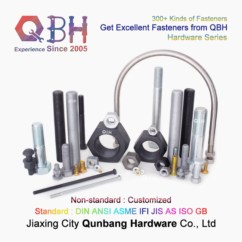 Qbh ASTM A325 A325m F3125/F3125m Industry Building Steel Structure Structural Joints Mating I-Beams Scaffolding Heavy Hexagonal Hexagon Hex Bolt and Nut