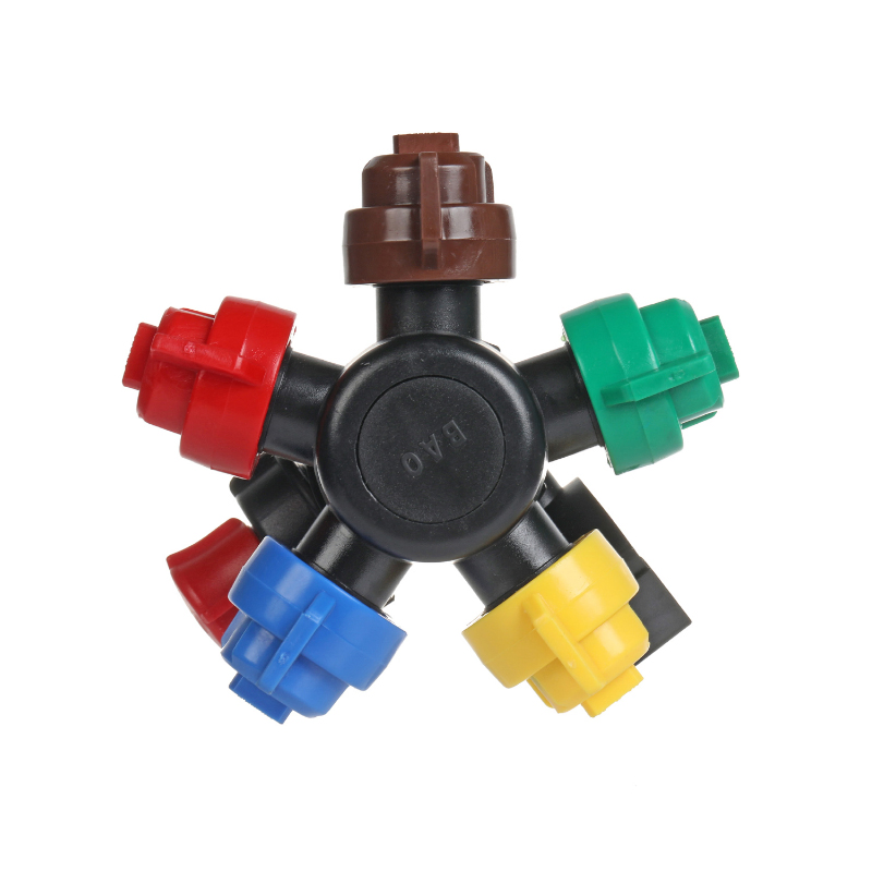 5 Way Nozzle Holder Agricultural Boom Sprayer Part Agricultural and Gardening Nozzle for Plant Protection Machinery