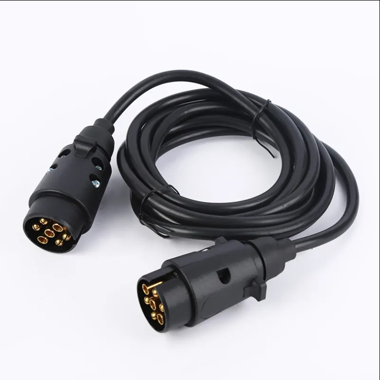 7-Pin Trailer Plug with Straight Cable