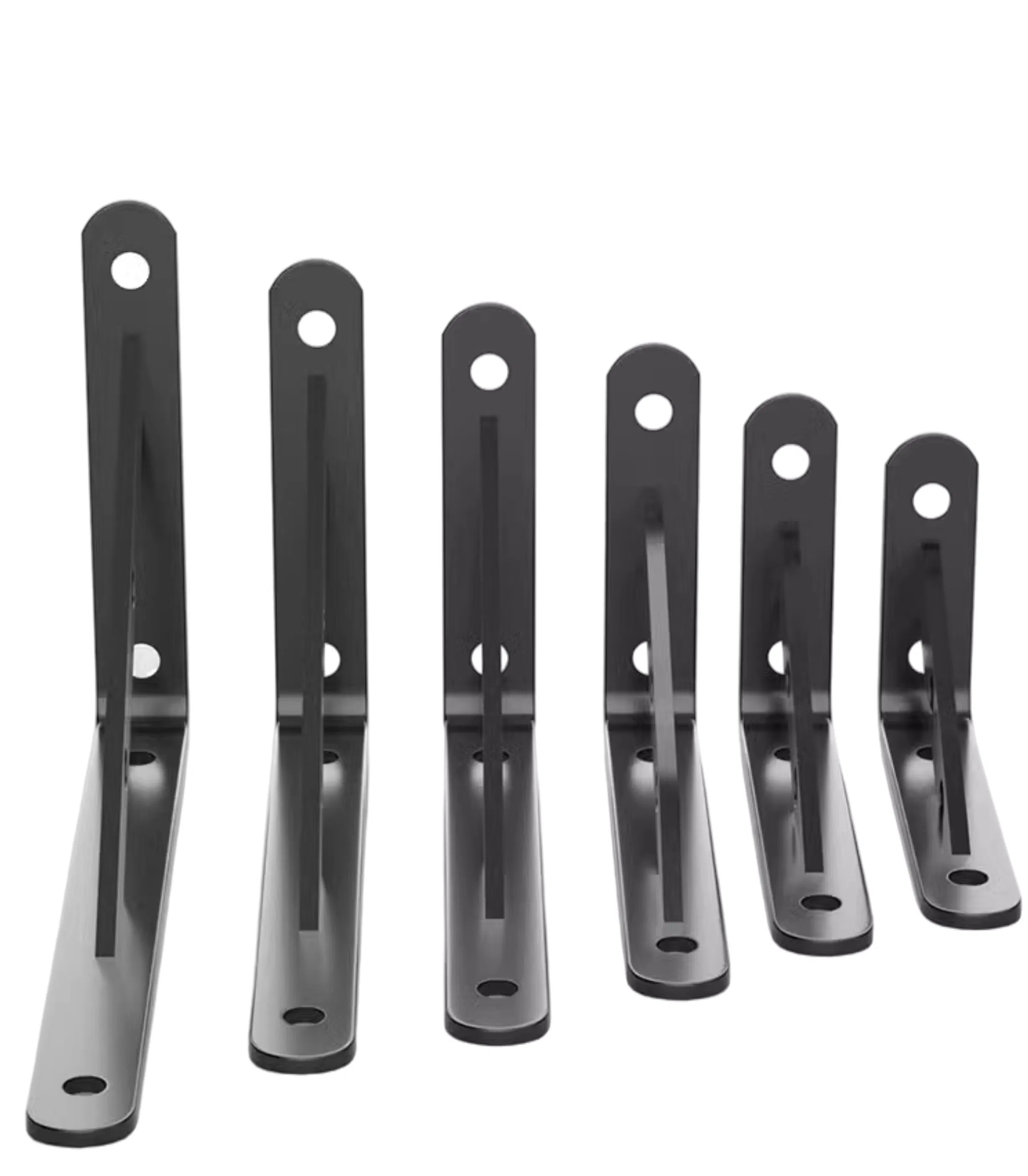 Painting Black Color Galvanized Wall Mounting Steel Metal Bracket Hardware