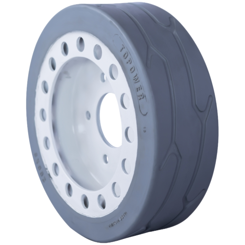 Прессованная цельнолитая шина 22x10x16 для промышленного колеса фрезерного станка